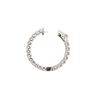 Image 4 : 2.44 ctw Diamond Hoop Earrings - 14KT White Gold