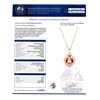 Image 4 : 31.83 ctw Morganite and 1.01 ctw Diamond 14K Rose Gold Pendant