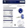 Image 4 : 4.68 ctw Tanzanite and 0.42 ctw Diamond 14K White Gold Ring
