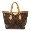 Image 2 : Louis Vuitton Brown Monogram Canvas Leather Palermo PM Shoulder Bag