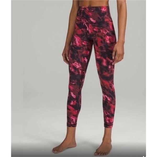 New lululemon Women's Align High Rise Print Pant 28", Multi/Pink, Size 4