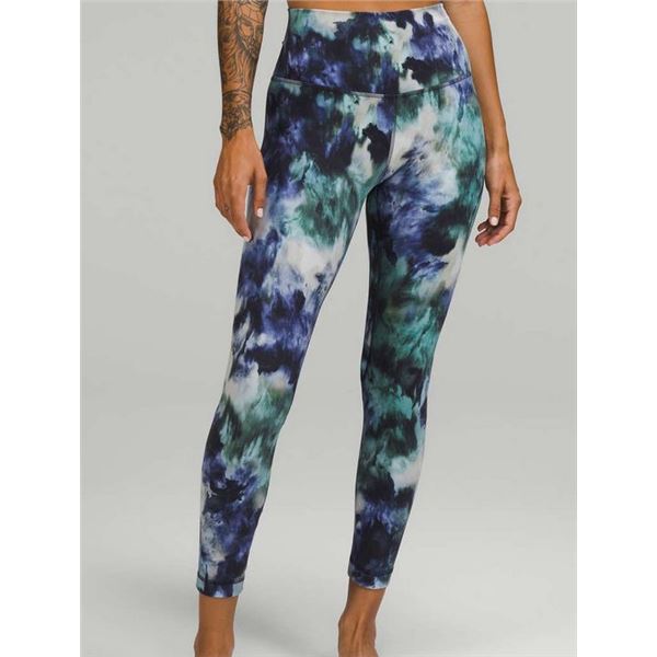 New lululemon Women's Align High Rise Print Pant 25", Meteor Wash Print, Size 10