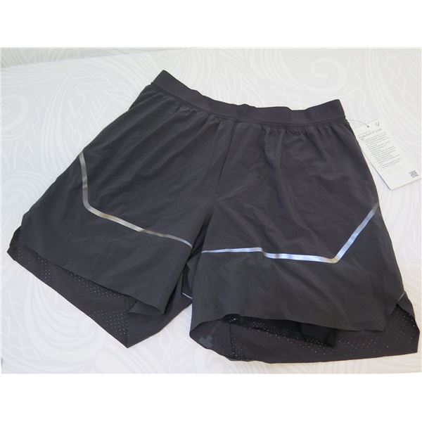New lululemon Men's Surge Short 6" Lined, *SE Special Edition, Black, Size Large