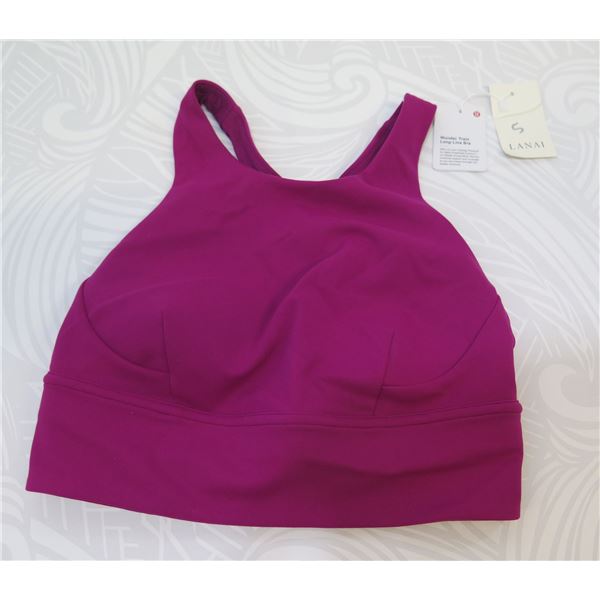 New lululemon Women's Wunder Long Line Bra, Magenta, Size 6