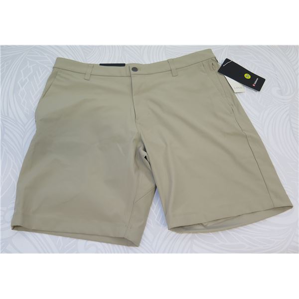 New lululemon Men's Commission Short Classic 9" Warpstream, Beige, Size 36