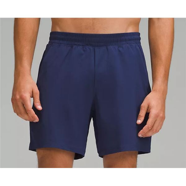 New lululemon Men's Pace Breaker Short 7" Lined, Navy, Size XL