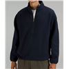 Image 1 : New lululemon Men's Oversize-Fit Fleece Half Zip, Black, Size XL