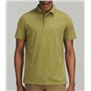 Image 1 : New lululemon Men's Evolution Polo, Heathered Juniper Green, Size Large