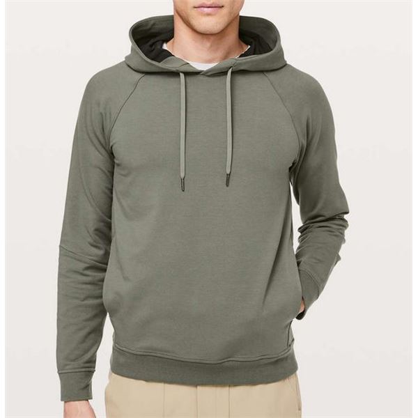 New lululemon Men's City Sweat Pullover Hoodie, Grey Sage, Size Large