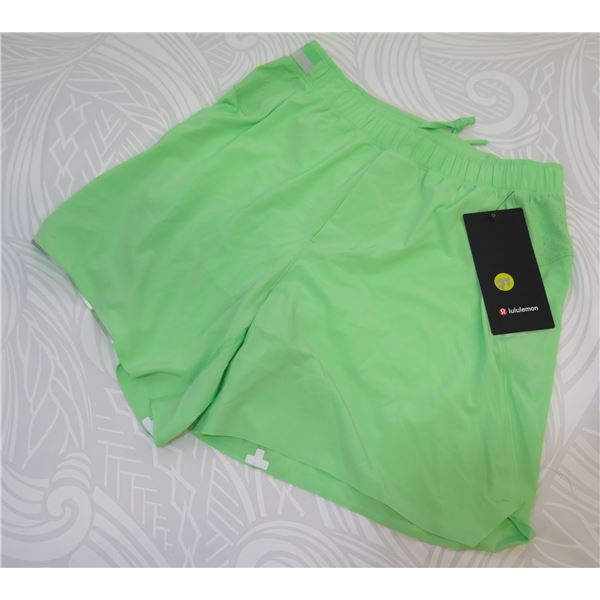 New lululemon Men's Surge Short 6" Lined, Green, Size Small