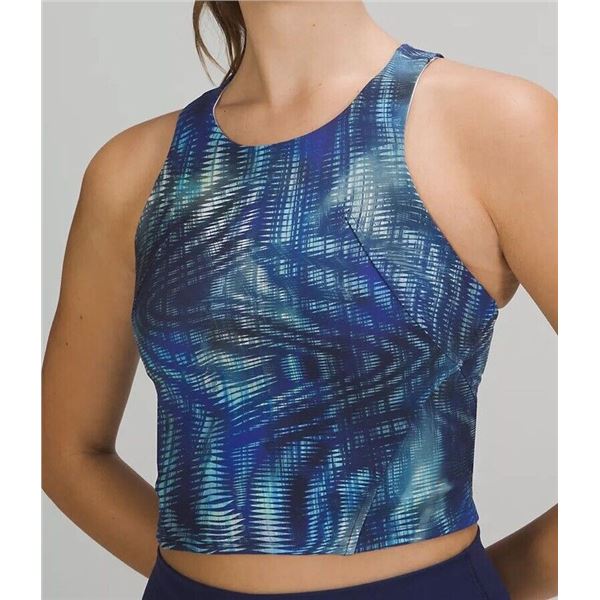 New lululemon Women's Invigorate Train Tank, Flux Blue, Size 6