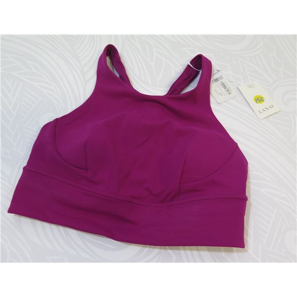 New lululemon Women's Wunder Long Line Bra, Magenta, Size 10