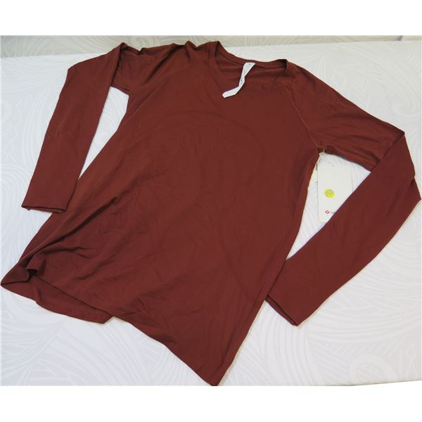 New lululemon Women's Swiftly Tech Long Sleeve 2.0, Rust, Size 10