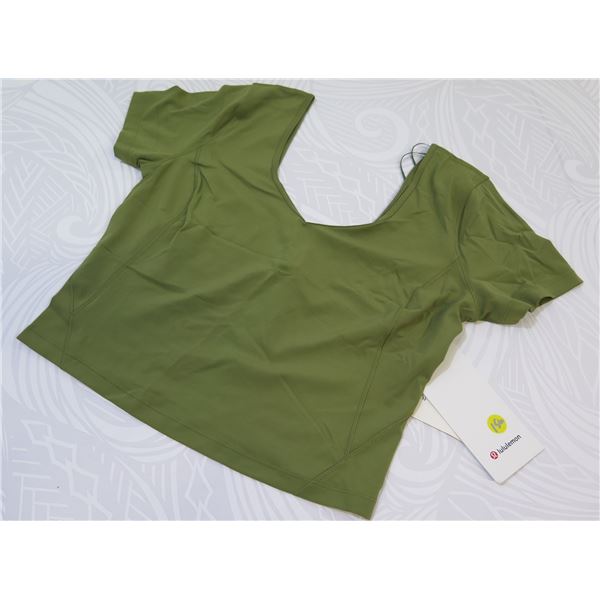 New lululemon Women's Align Tee, Green, Size 10