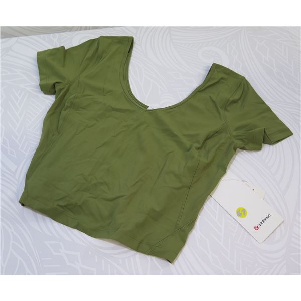 New lululemon Women's Align Tee, Green, Size 8
