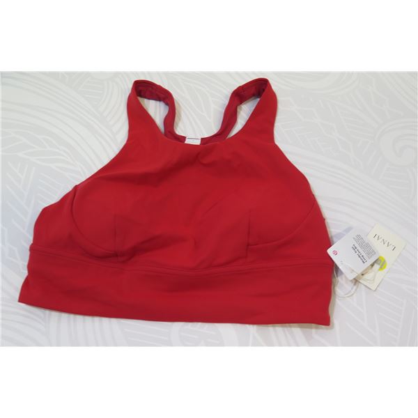 New lululemon Women's Wunder Long Line Bra, Dark Red, Size 10