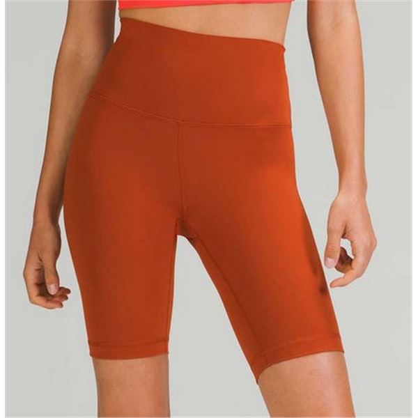 New lululemon Women's Wunder Train High Rise Shorts 8", Aztec Brick, Size 6