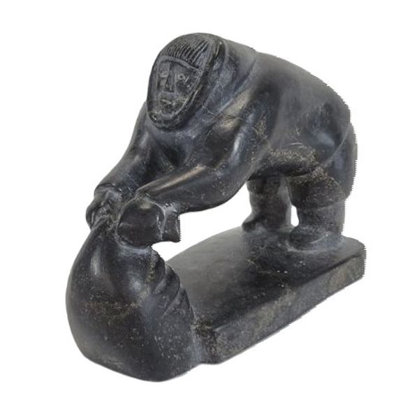 "MAN & WALRUS" BY MARKOSIE - SOAPSTONE