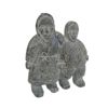 Image 1 : "MOTHER W/ SON & A BABY IN HER HOOD" BY UNK - GRAY STONE 