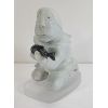 Image 2 : "LADY W/ FISH" BY MAUDIE OHIKTOOK - STONE W/ RESIN BASE(?)