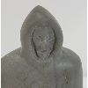 Image 3 : "HUNTER W/ HARPOON & SPEAR" BY UNK - STONE W/ WOOD