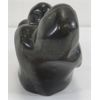 Image 6 : MOTHER HOLDING CHILD - STONE - SIGNED