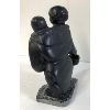 Image 3 : "MOTHER & CHILD W/ PAIL" BY LIZZIE SIVARAPIK - STONE