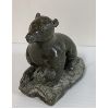 Image 2 : STONE CARVED BEAR - SIGNED 