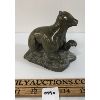 Image 3 : STONE CARVED BEAR - SIGNED 