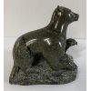 Image 6 : STONE CARVED BEAR - SIGNED 
