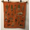 Image 1 : HAND-WOVEN WALL HANGING BY AWALOO OTAK - DUFFLE, FELT & FLOSS