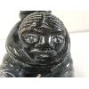 Image 10 : "WOMAN W/ BABY W/ FISH & ULU" BY ISA(AISA) AUPALUKTUK - STONE IVORY 