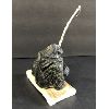 Image 3 : "ONE-FOOT HIGH KICK" BY GEETAH EEJEESIAK - STONE W/ ANTLER 