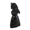 Image 1 : STONE CARVED GIRL W/ HOOD - SIGNED(?)
