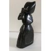 Image 5 : STONE CARVED GIRL W/ HOOD - SIGNED(?)