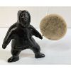 Image 2 : INUK DRUMMER - STONE W/ ANTLER