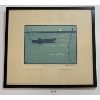 Image 1 : "PECHEURS AU CLAIR DE LUNE" BY RODOLPHE DUGUAY - FRAMED PRINT 