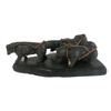 Image 1 : THREE DOGS W/  BASE  - STONE