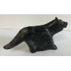 Image 2 : CARVED STONE WOLF BY SAMUEL N.(?)