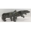 Image 2 : TWO BEARS PLAYING - STONE - SIGNED