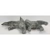 Image 4 : TWO BEARS PLAYING - STONE - SIGNED