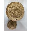 Image 5 : HAND WOVEN GRASS BASKET W/ LID