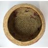 Image 5 : HAND WOVEN BIRD PATTERN GRASS BASKET W/ LID 