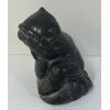 Image 3 : CHILD FISHING FIGURE - STONE - SIGNED