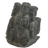 Image 1 : "CHRIST AND THE APOSTLES(THIRTEEN FACES)" BY NOAH NATAKOK - GREY STONE