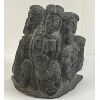 Image 2 : "CHRIST AND THE APOSTLES(THIRTEEN FACES)" BY NOAH NATAKOK - GREY STONE