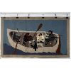 Image 3 : BOATING SCENE WALL HANGING BY ANNIE KILABU - WOOL - HAND WOVEN 