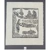 Image 2 : "KAMUTIK" BY V. MAMNGUQSUALUK - STONECUT - BAKER LAKE 1999