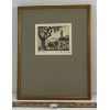 Image 1 : ASSISI LANDSCAPE BY WOODRUFF K. AYKROYD - FRAMED LITHOGRAPH PRINT - ITALY