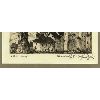 Image 2 : ASSISI LANDSCAPE BY WOODRUFF K. AYKROYD - FRAMED LITHOGRAPH PRINT - ITALY